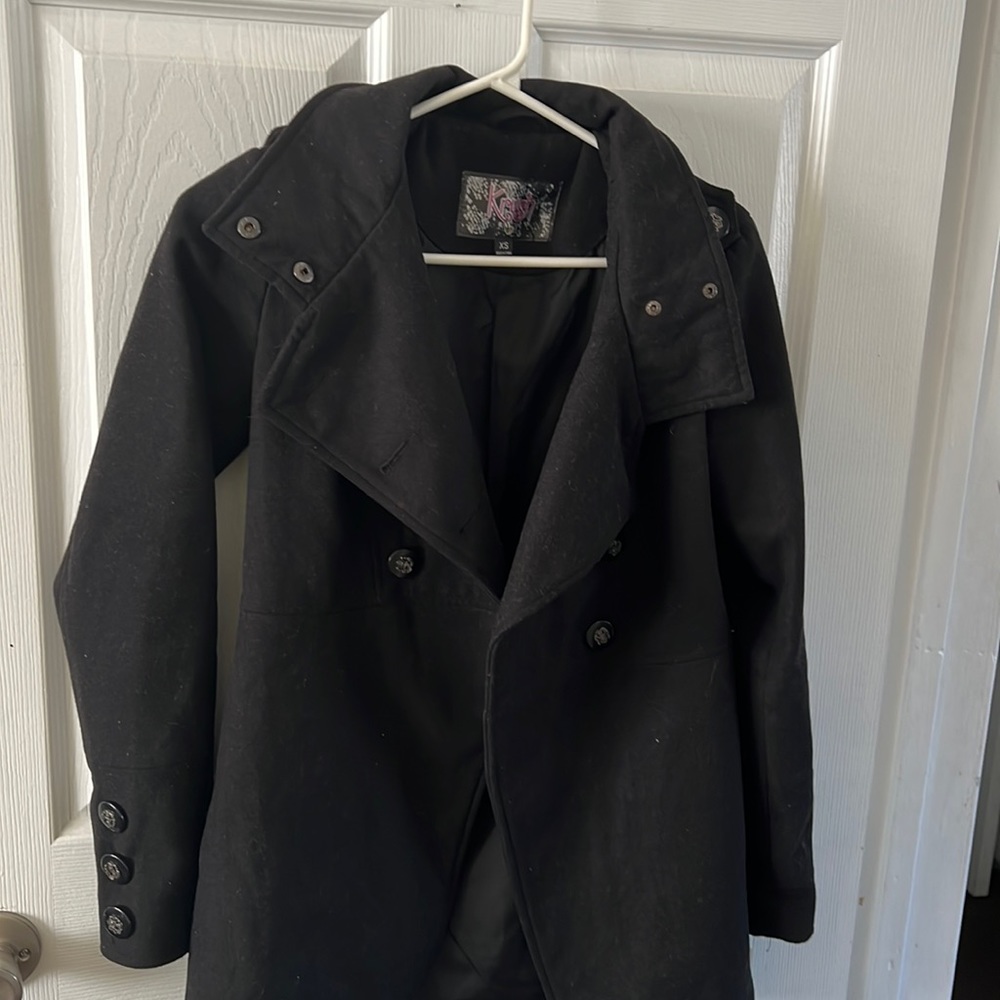 Black cozy coat